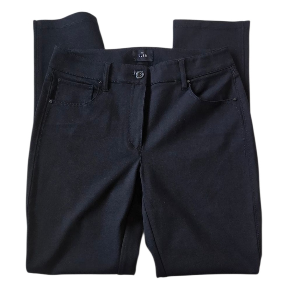 White House Black Market Straight Leg Black Pants